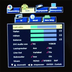 Viewsonic Lcd Tv N3000w Fernseher N3000w Audiomenue