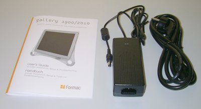 Formac Gallery 1900 Raven Black Monitor Formac Gallery 1900 Raven Black Lieferumfang