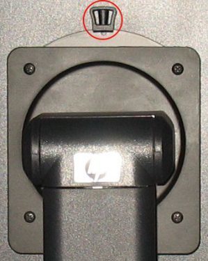 Hp Lp2065 Monitor Hp Lp2065 Entriegelungshebel