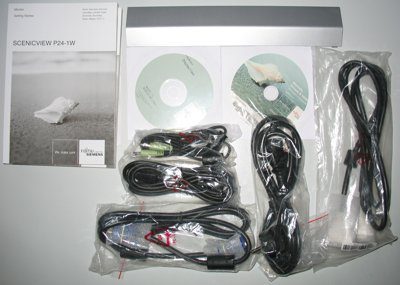 Fujitsu Siemens P24 1w Monitor Fsc P24 1w Lieferumfang