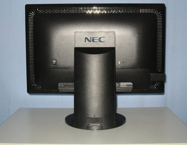 Nec Lcd20wgx2 Monitor Nec 20wgx2 Rueckseite