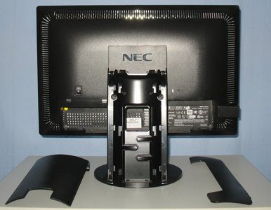 Nec Lcd20wgx2 Monitor Nec 20wgx2 Rueckseite Abdeckungen&kabelfuehrung