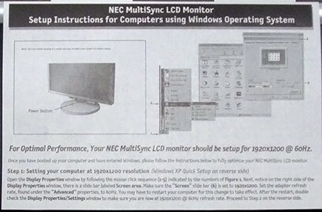 Nec Lcd2470wnx Monitor Nec2470wnx Package02