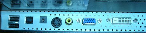 Samsung 275t Monitor Sm275t Connections Rear