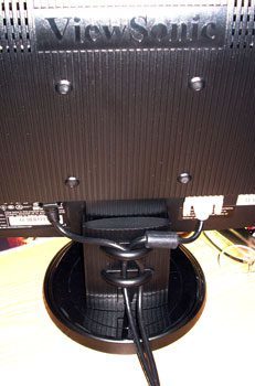 Viewsonic Vx1940w Monitor Viewsonic Vx1940w Kabelfuehrung
