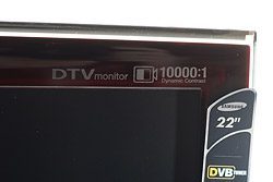 Samsung T220hd Monitor Syncmaster T220hd Logo Rechts Oben