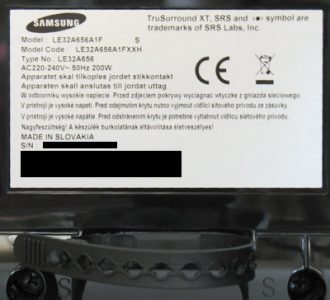Samsung Le 32a656a1f Fernseher Le32a656f1 D09