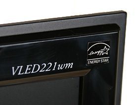 Viewsonic Vled221wm Monitor Viewsonic Vled221wm Logo Vorne Rechts