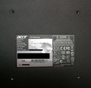 Acer G24 Monitor Acer G24 Vesa Thumbnail