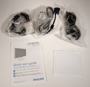 Philips 220cw9fb Monitor Philips 220cw9fb Lieferumfang 1