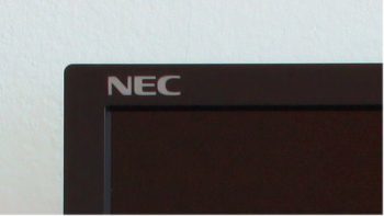 Nec P221w Bk Monitor Gehaeuse Logo Links