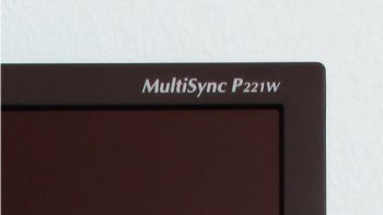 Nec P221w Bk Monitor Gehaeuse Logo Rechts