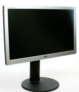 Lg Flatron W2442pa Sf Monitor Lg W2442pa Ansicht Seitlich Links