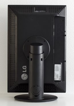 Lg Flatron W2420r Monitor Lg W2420r Pivot Hinten