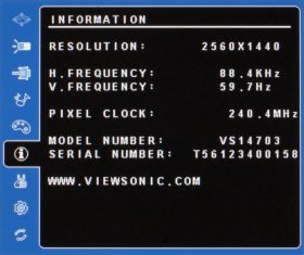 Viewsonic Vp2770 Led Monitor Osd5