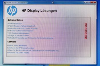 Hp Z24i Monitor ScreenCDMenu