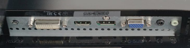 Aoc U3477pqu Monitor Anschluesse