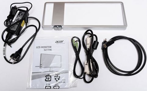 Acer S277hkwmidpp Monitor Lieferumfang