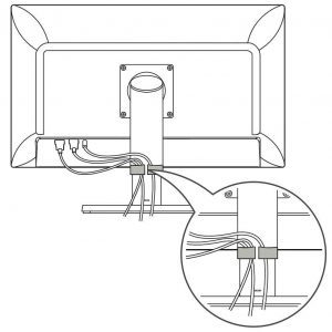 Lg 27mu67 B Monitor Kabelmanagement