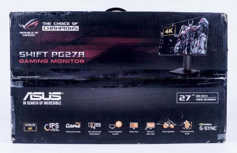 Asus Pg27aq Monitor Karton