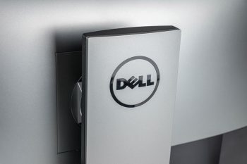 Dell U2417h Monitor Logo Hinten