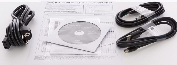 Dell U2717d Monitor Lieferumfang