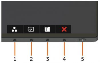 Dell U2717d Monitor OSD 1