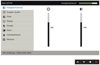 Dell U2717d Monitor OSD 2