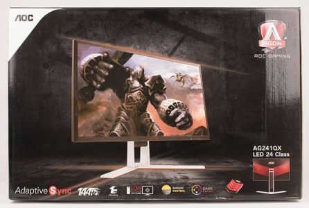 Aoc Ag241qx Monitor Karton