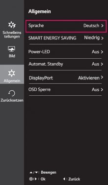 Lg 27ud58p B Monitor OSD 4