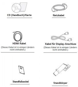 Lg 27ud58p B Monitor ScreenS Lieferumfang