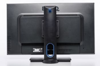 Ansicht des BenQ PD2700Q von hinten in der höchsten Stellung