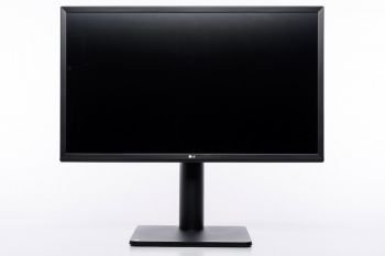 Ansicht des 27QD58P-B von vorn in der höchsten Stellung