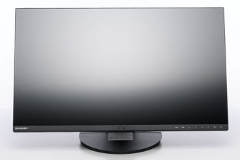 Ansicht Monitor vorn in der niedrigsten Stellung