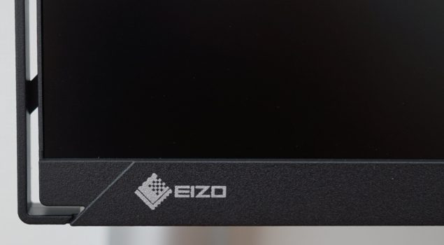 EIZO FLT: Detailrahmen und EIZO-Logo