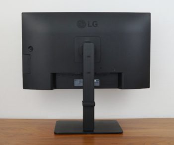 Ansicht Display hinten in der höchsten Stellung