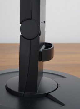 Kabelklemme am Monitorstandbein