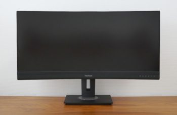 ViewSonic VG3457CV Ansicht vorn in der höchsten Stellung