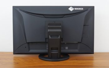 EIZO EV2740S Ansicht hinten in der tiefsten Stellung